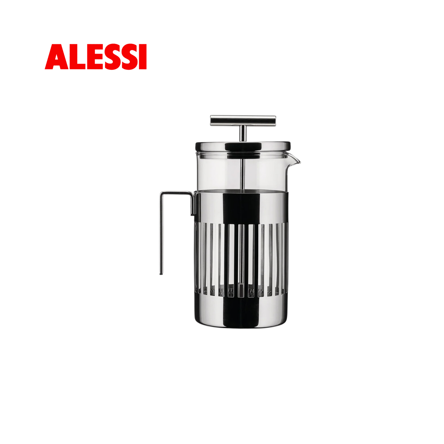 Alessi Press Filter Coffee Maker, 8 Cups