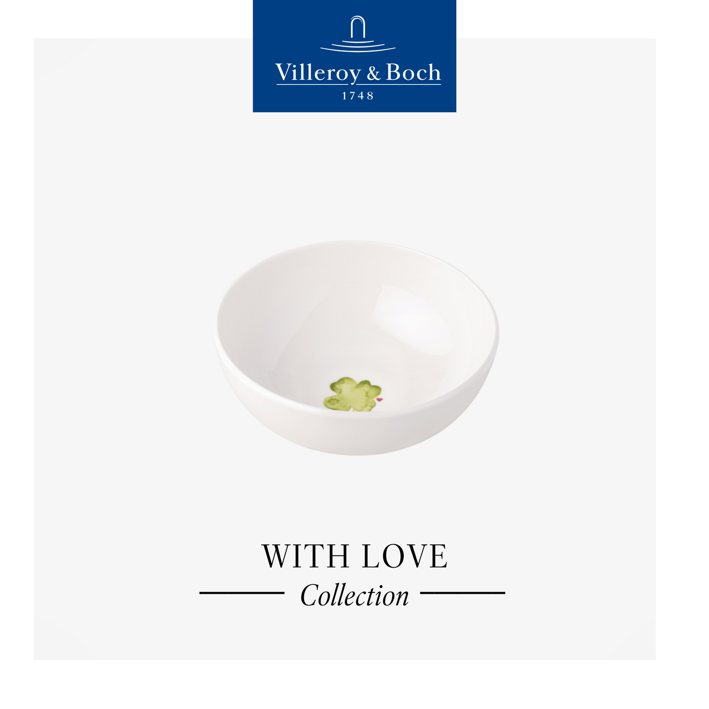 With Love Cereal bowl, 590ml
