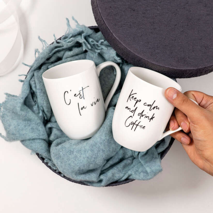 Statement Mug - Keep calm and drink coffee, 290mL