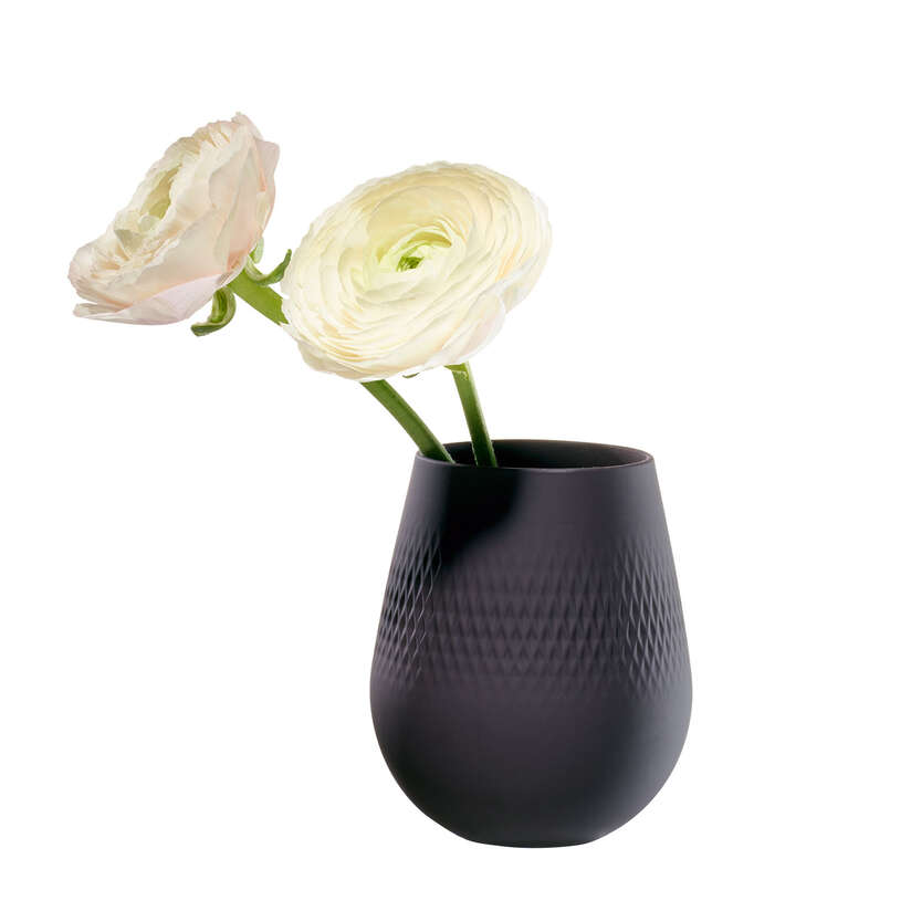 Manufacture Collier Noir Carré vase 14cm