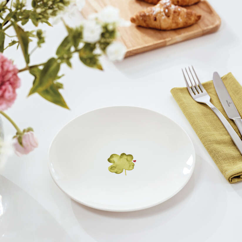 With Love Breakfast/dessert plate