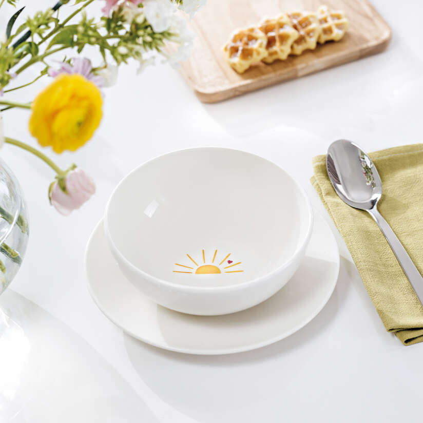 With Love Breakfast/dessert plate
