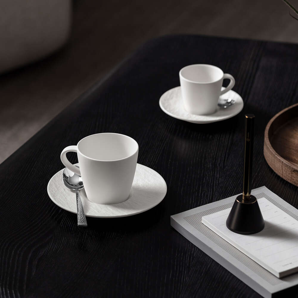 Manufacture Rock Blanc Coffee cup saucer, 15.5cm