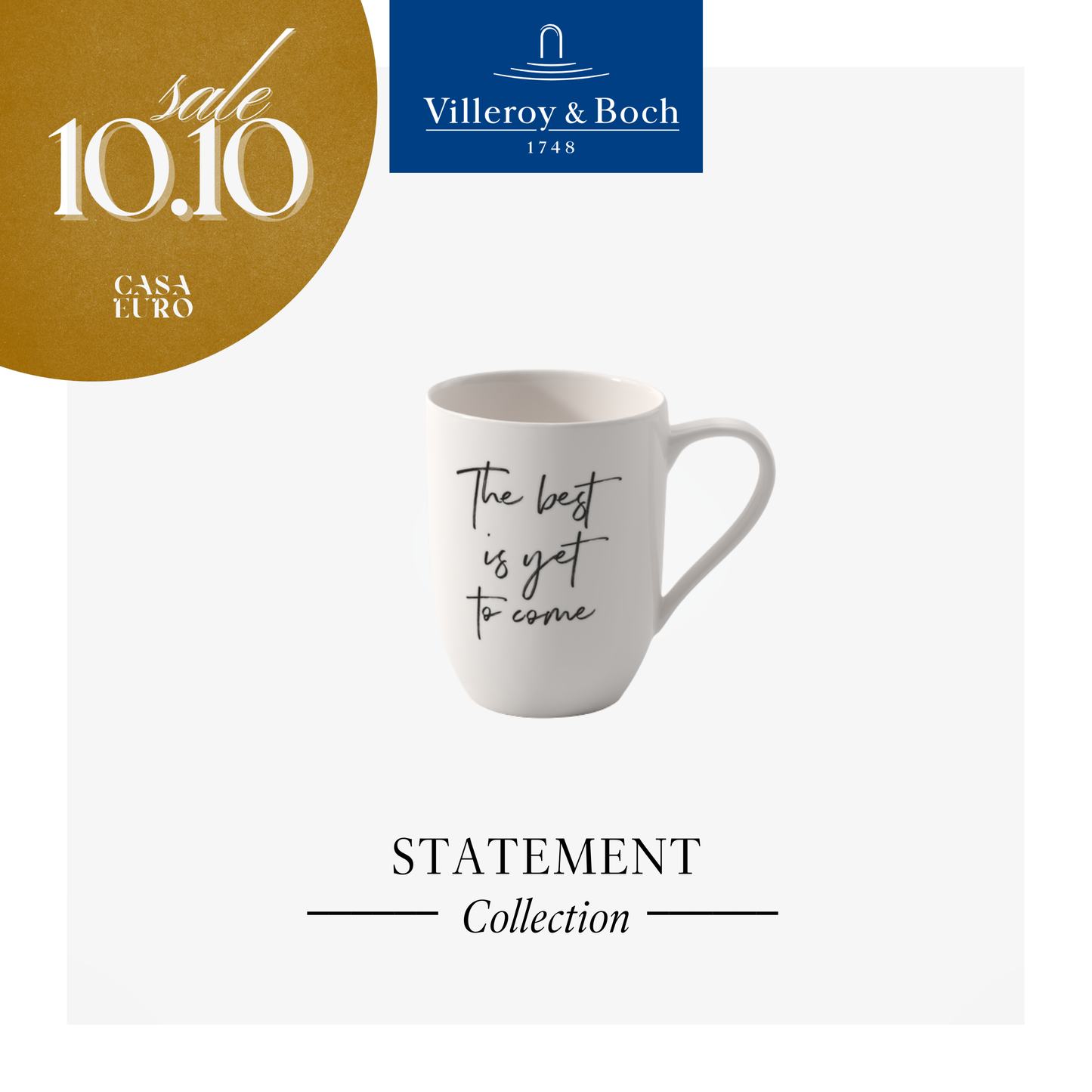 Statement Mug - The best is yet to come, 290mL