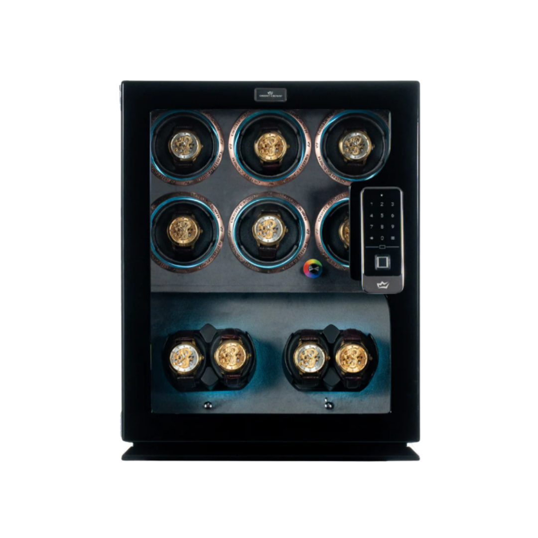 10 Piece Watch Winder, Black