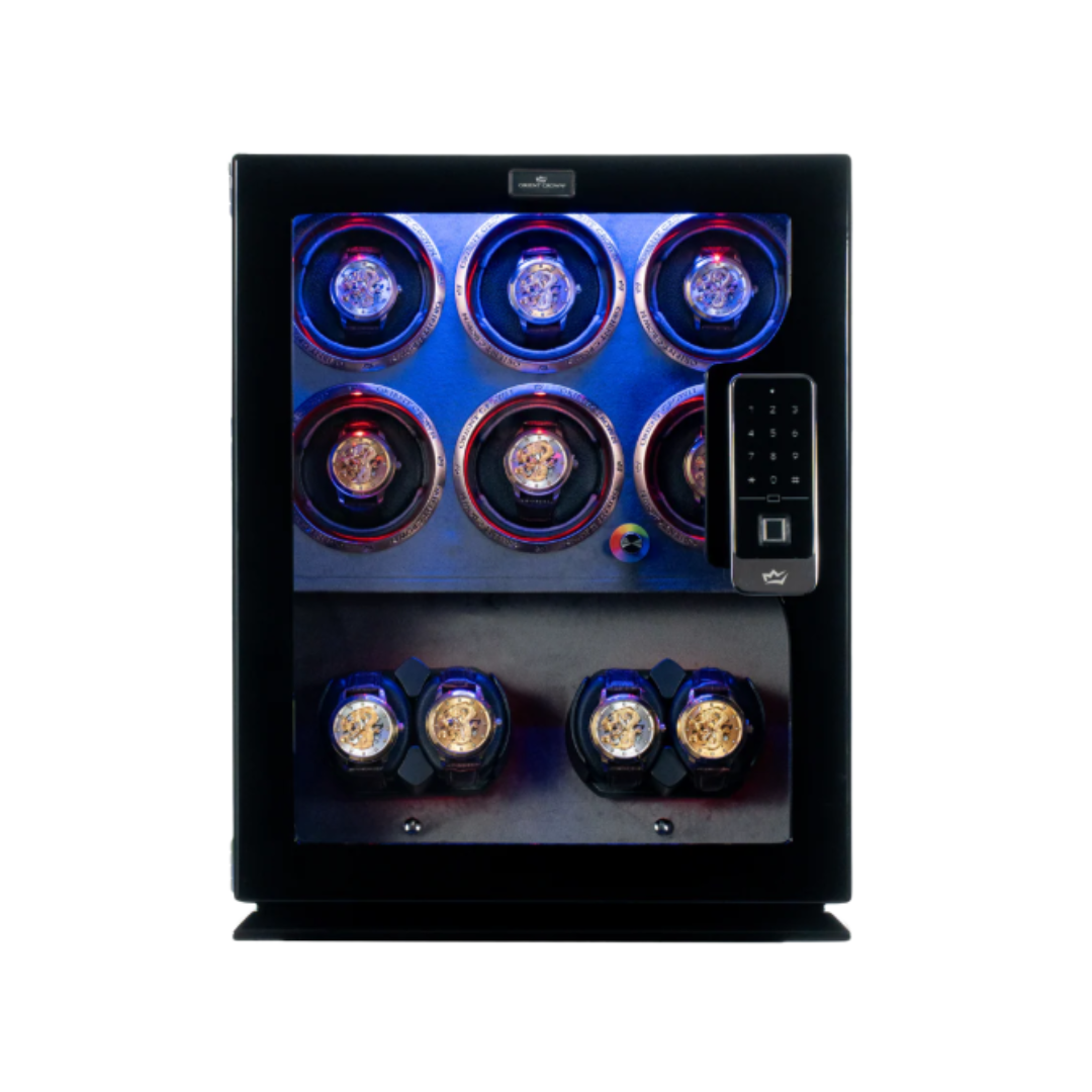 10 Piece Watch Winder, Black