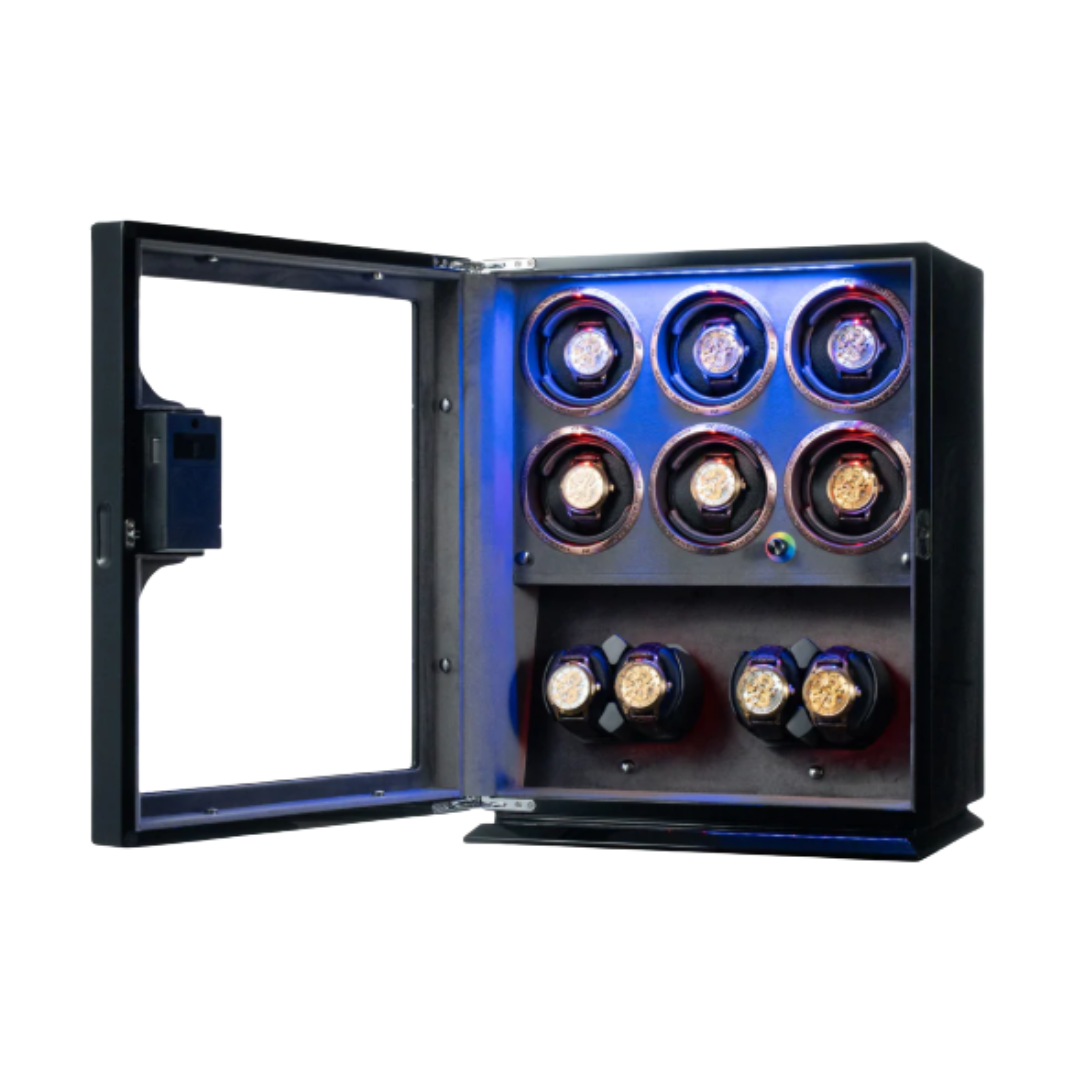 10 Piece Watch Winder, Black