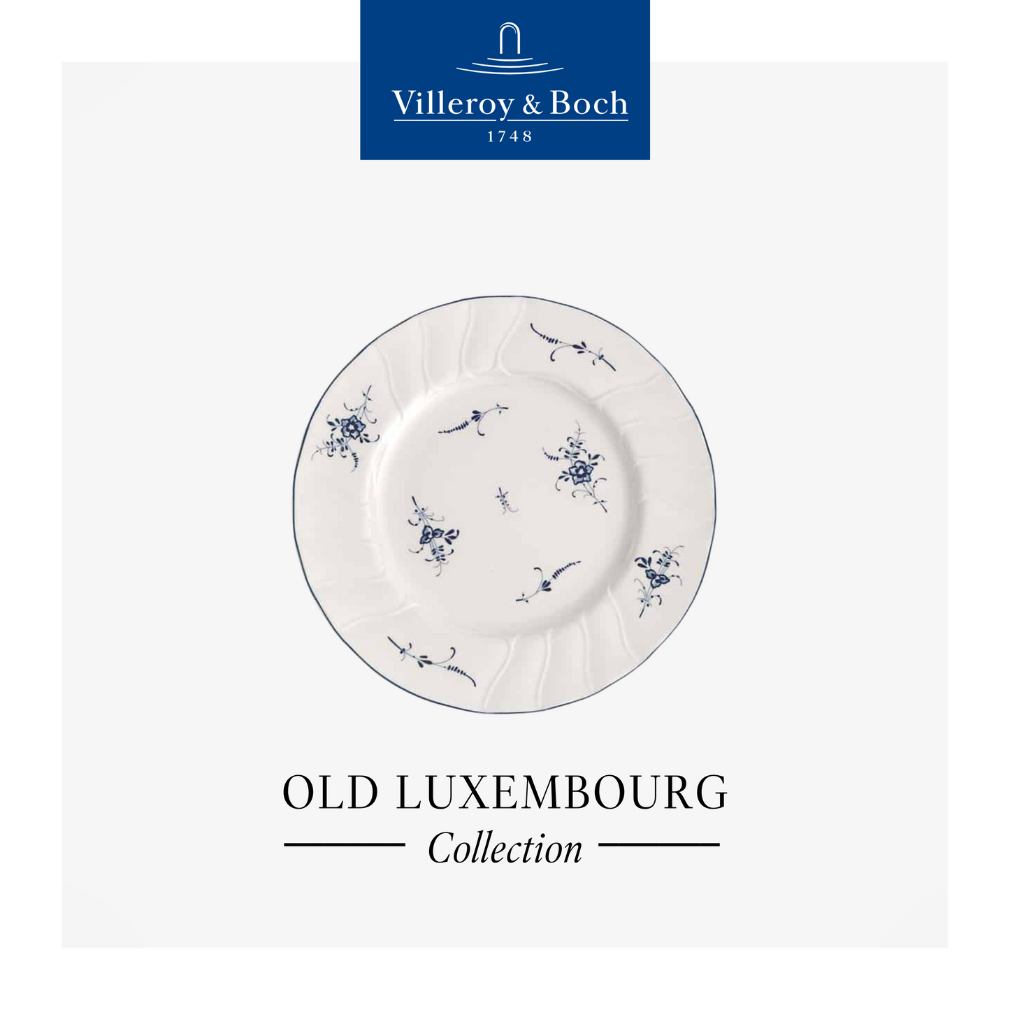 Old Luxembourg Salad Plate, 21cm