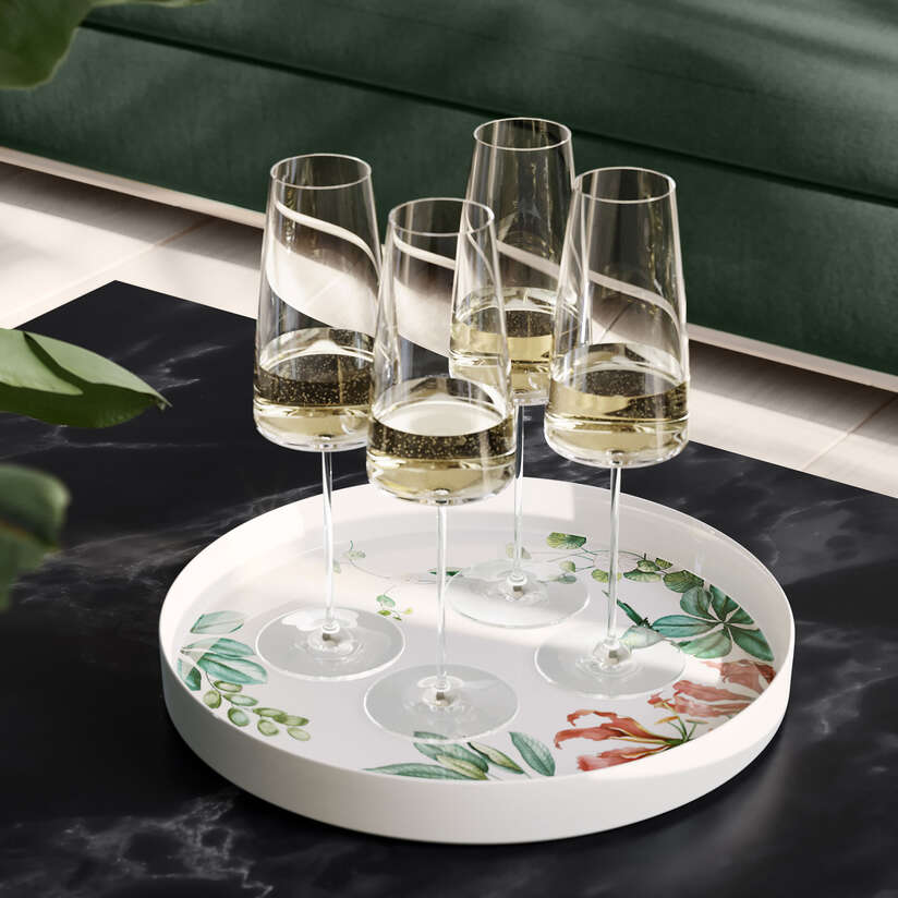 MetroChic Champagne flute, x4