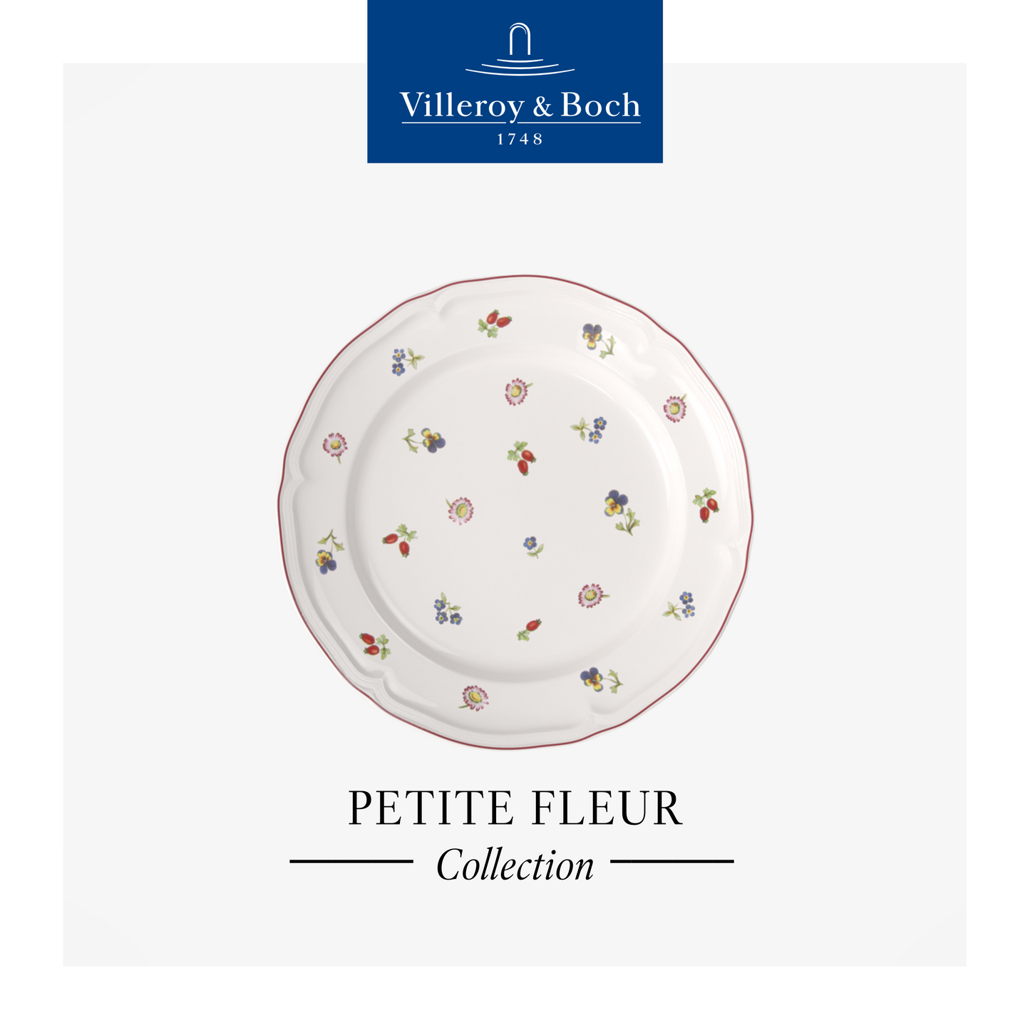 Petite Fleur Dinner plate