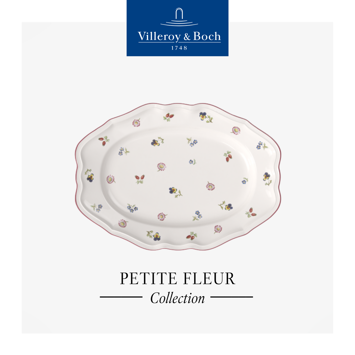 Petite Fleur Serving Platter