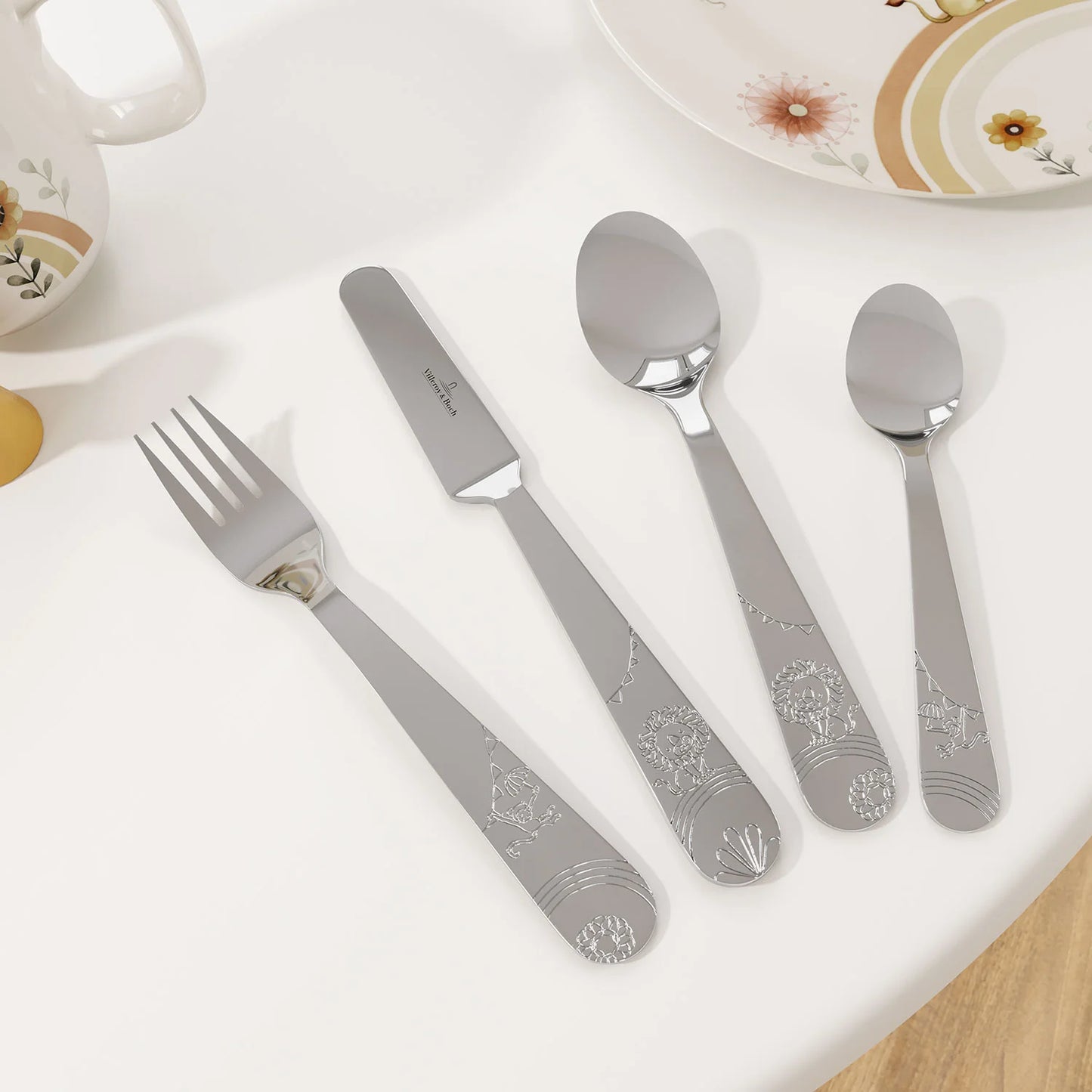 Roar like a Lion Children's cutlery set, 4pcs