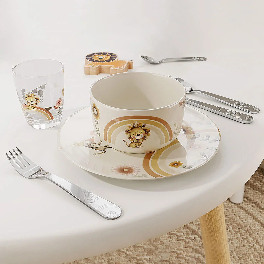 Roar like a Lion Children's cutlery set, 4pcs