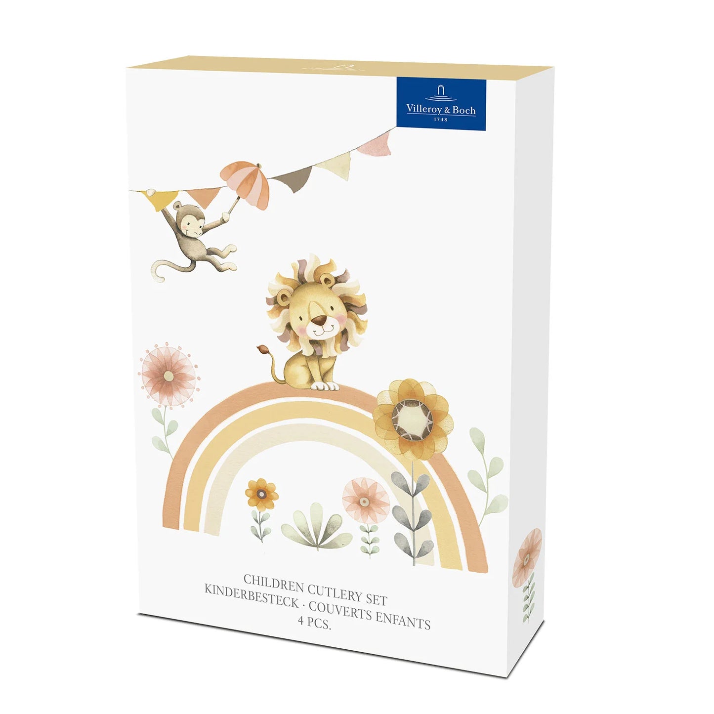 Roar like a Lion Children's cutlery set, 4pcs