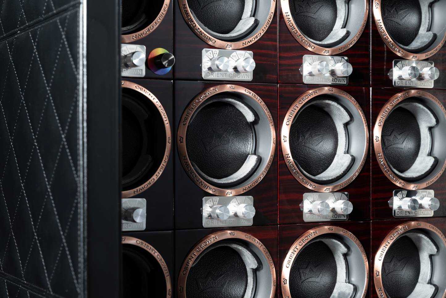 12 Piece Watch Winder, Black