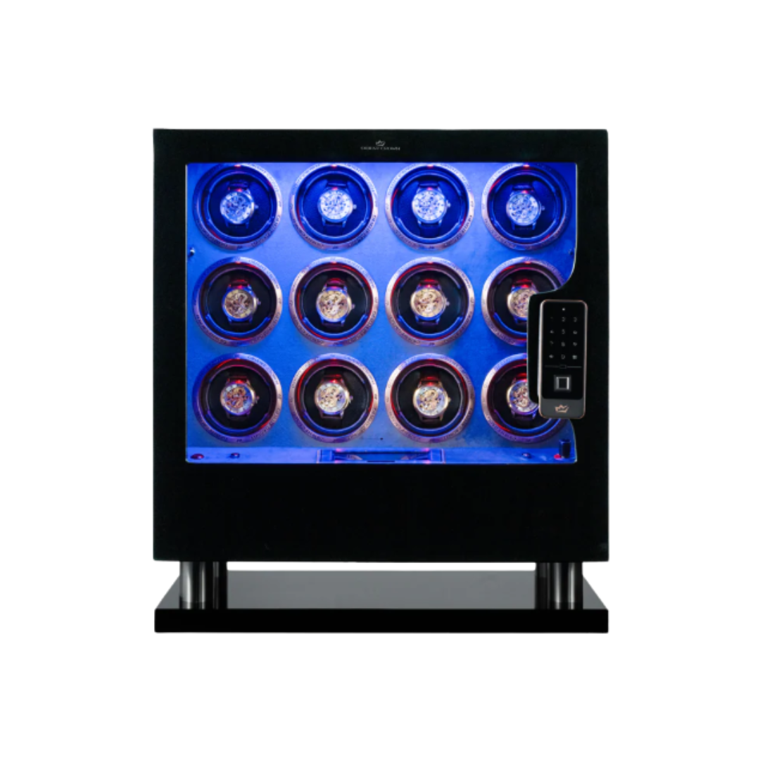 12 Piece Watch Winder with 1 drawer