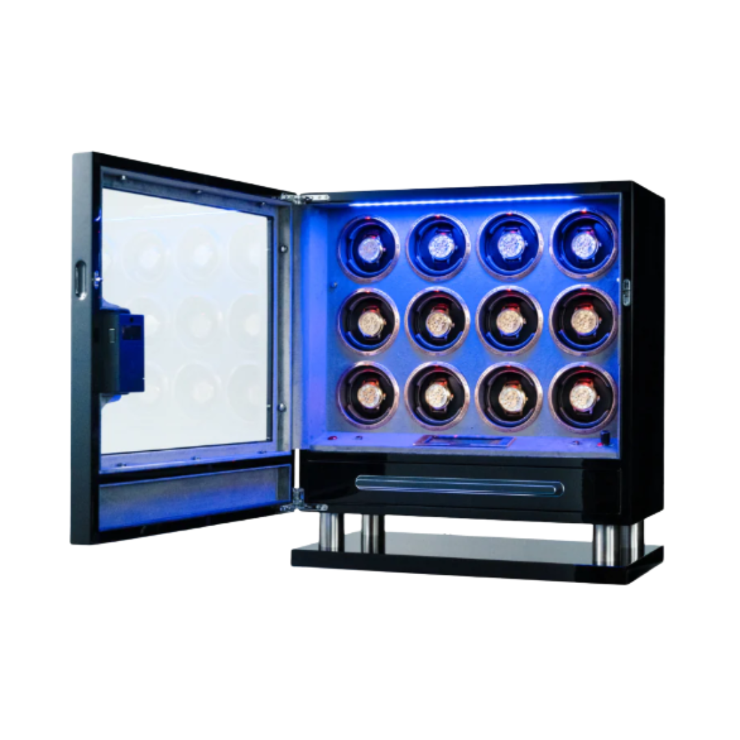 12 Piece Watch Winder with 1 drawer