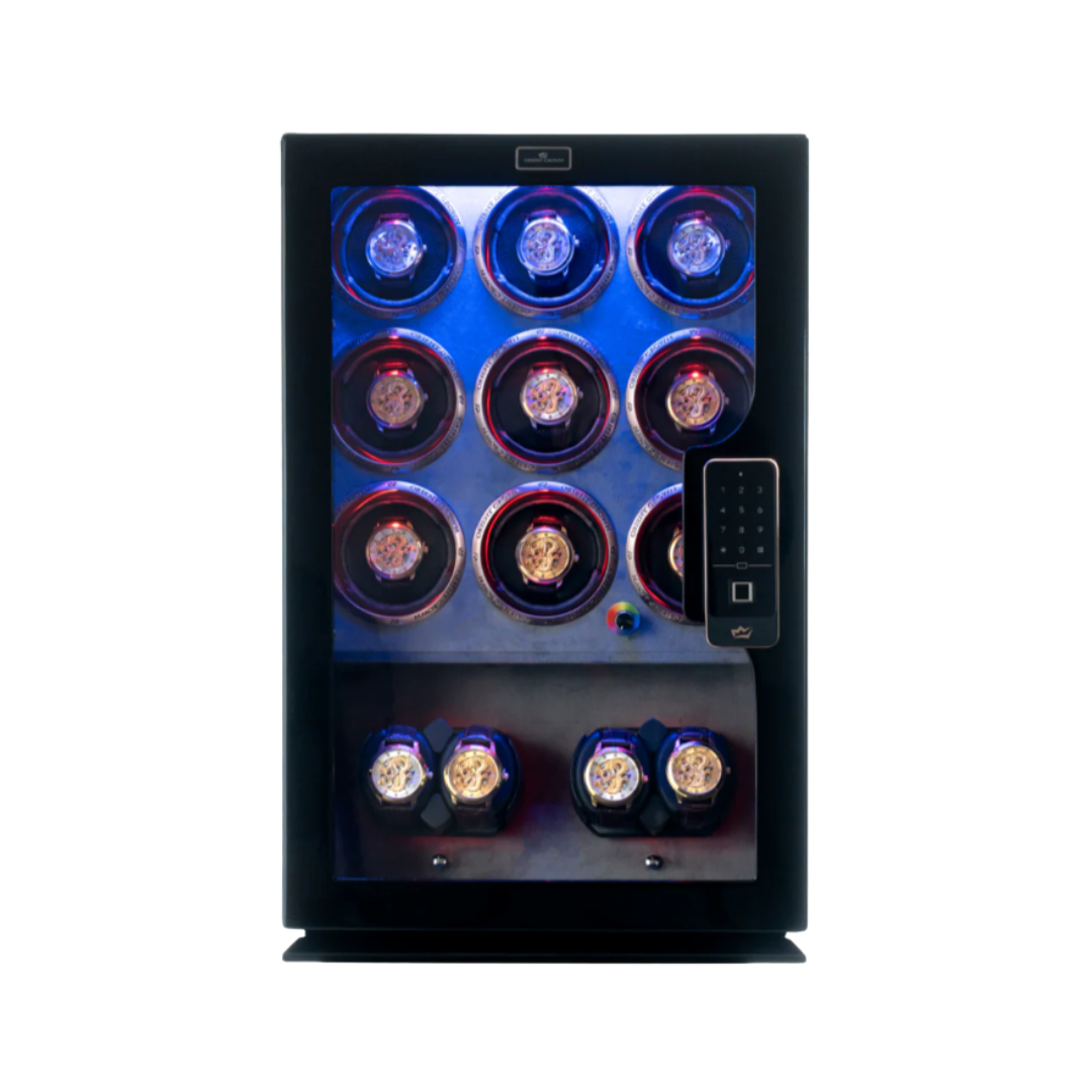 13 Piece Watch Winder, Black