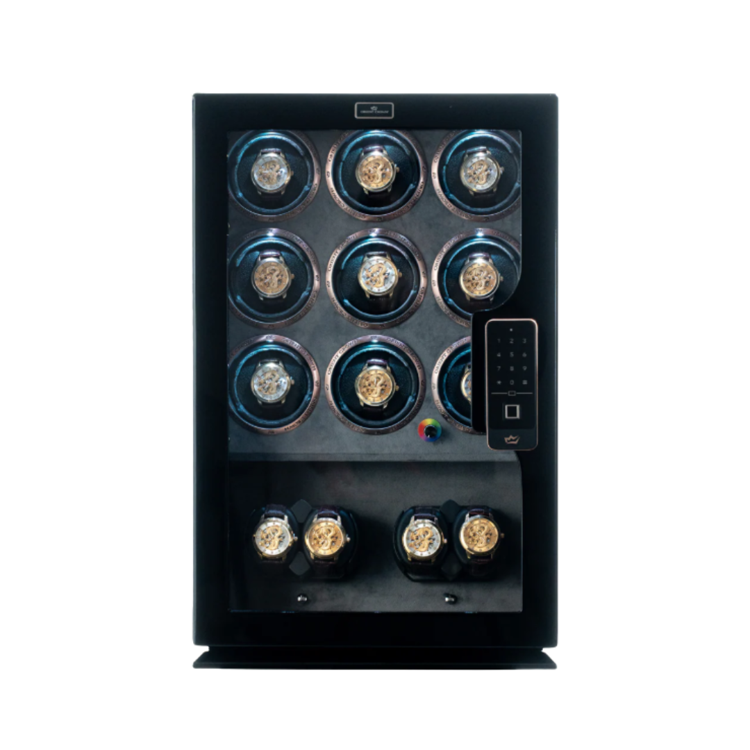 13 Piece Watch Winder, Black