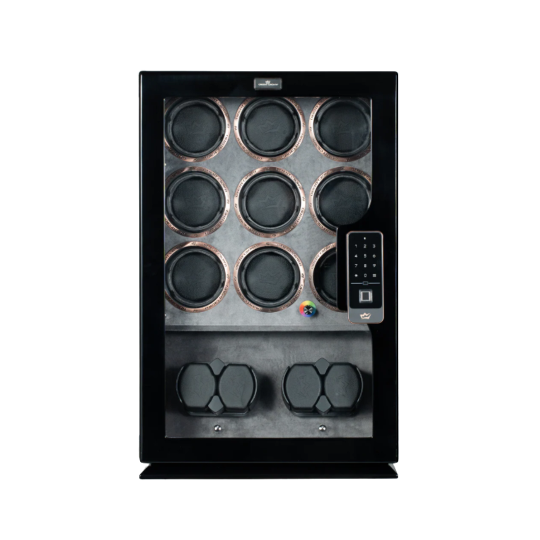 13 Piece Watch Winder, Black