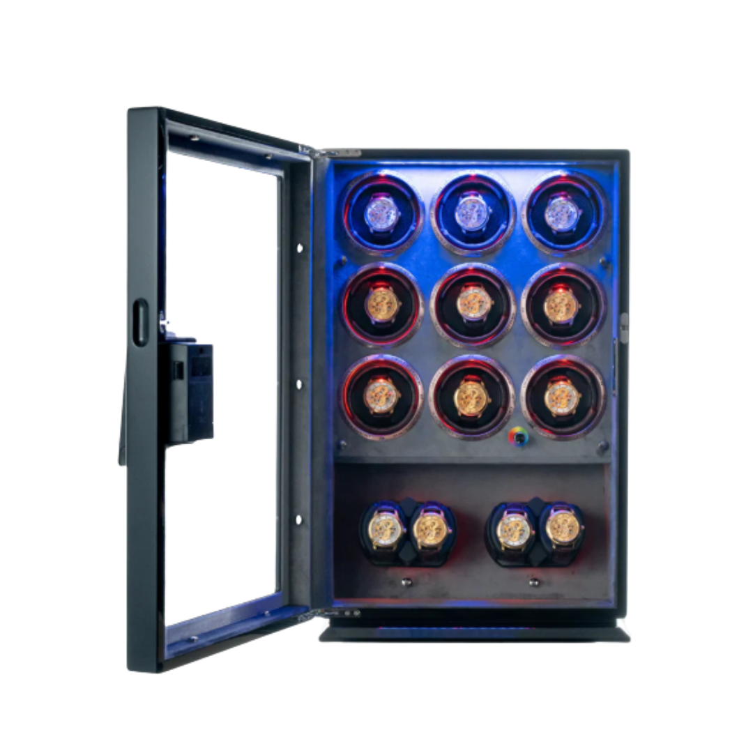 13 Piece Watch Winder, Black