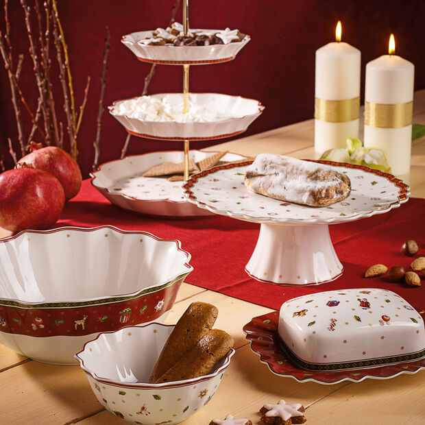Toy's Delight Footed Cake Plate, small 21cm