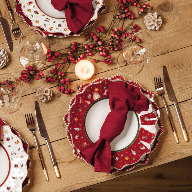 Toy's Delight Flat Plate Red