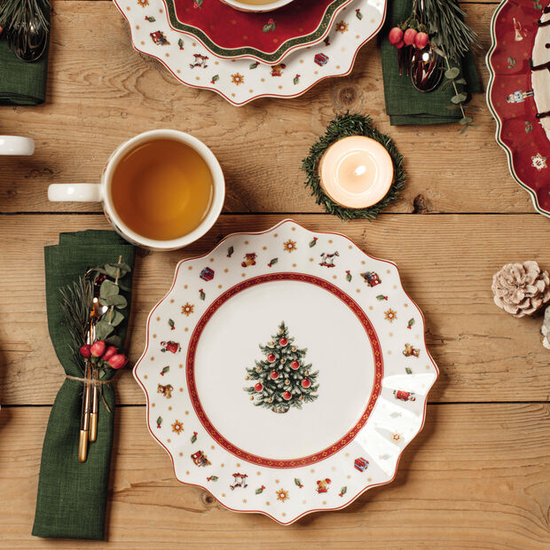 Toy's Delight Salad Plate White