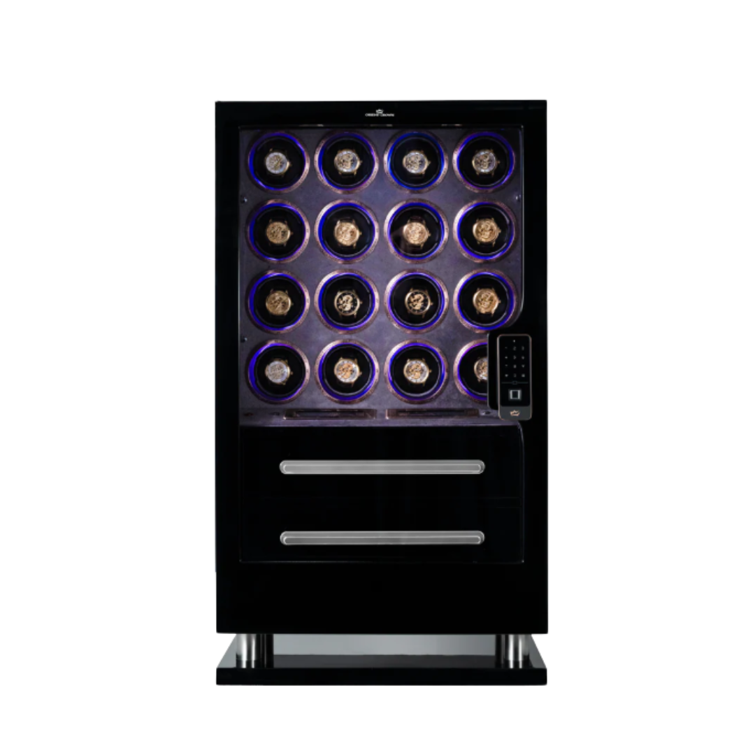 16 Piece Watch Winder with 3 Drawers