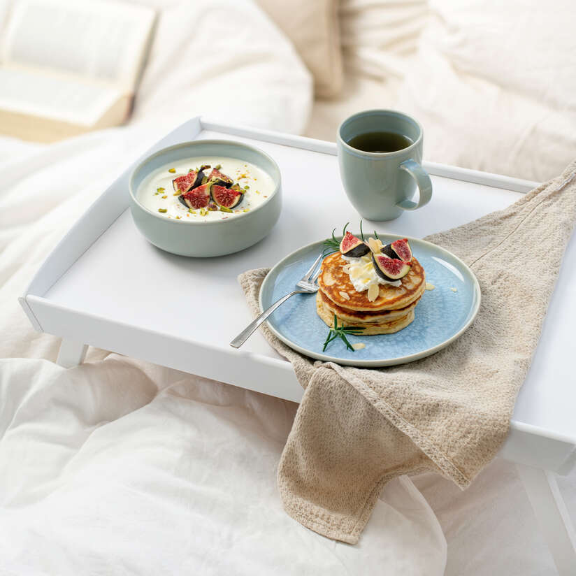 Crafted Breakfast set Blueberry, set for 2