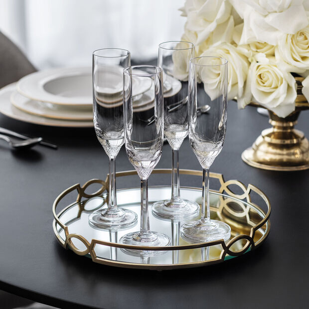 Octavie Champagne flute x4