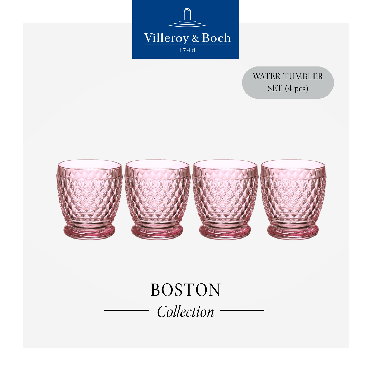 Boston Tumbler, Box of 4