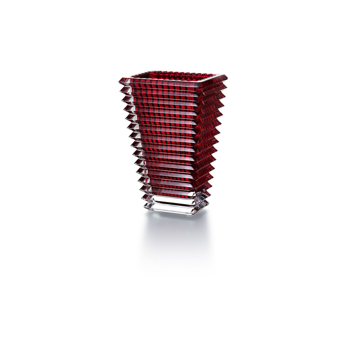 Eye Vase Rectangular S/ Red
