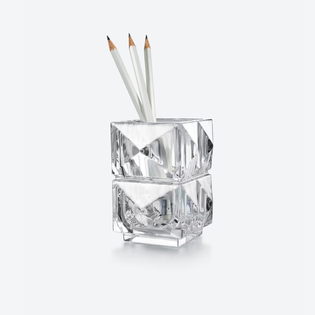 Louxor Pencil Holder, Clear