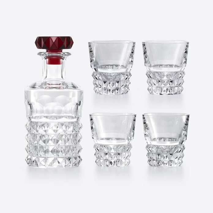 Louxor Tumblers & Carafe Bar Set