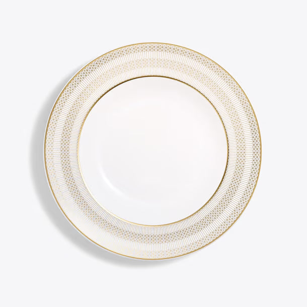 Arcadia Gold & Platinum Soup Bowls, Set of 2