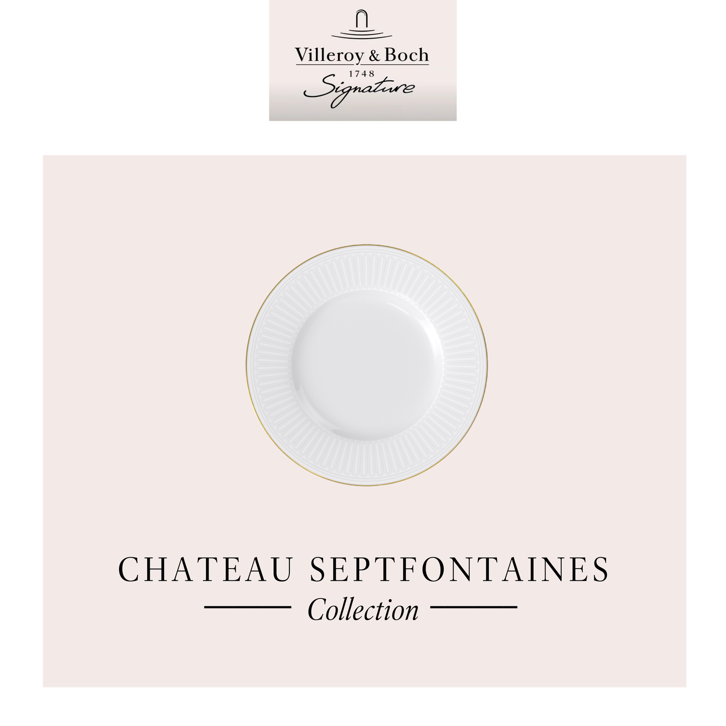 Chateau Septfontaines Salad/ Dessert Plate
