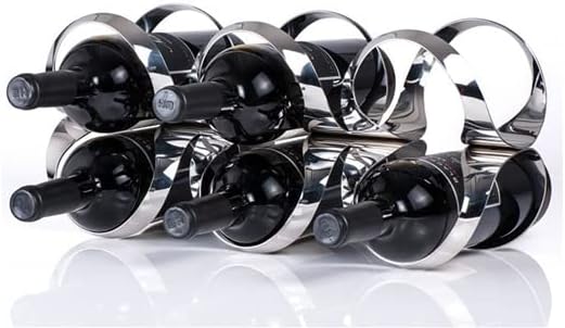 Ribbon Bottle Rack, 18/10 Stainless Steel