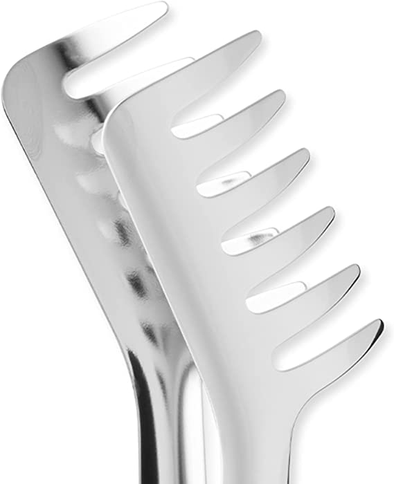 Spaghetti Tongs, Silver