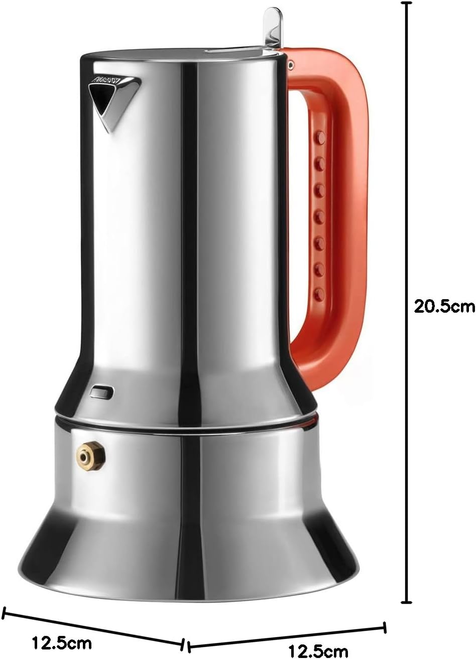 9090 Manico Forato Espresso Coffee Maker, 6 Cups