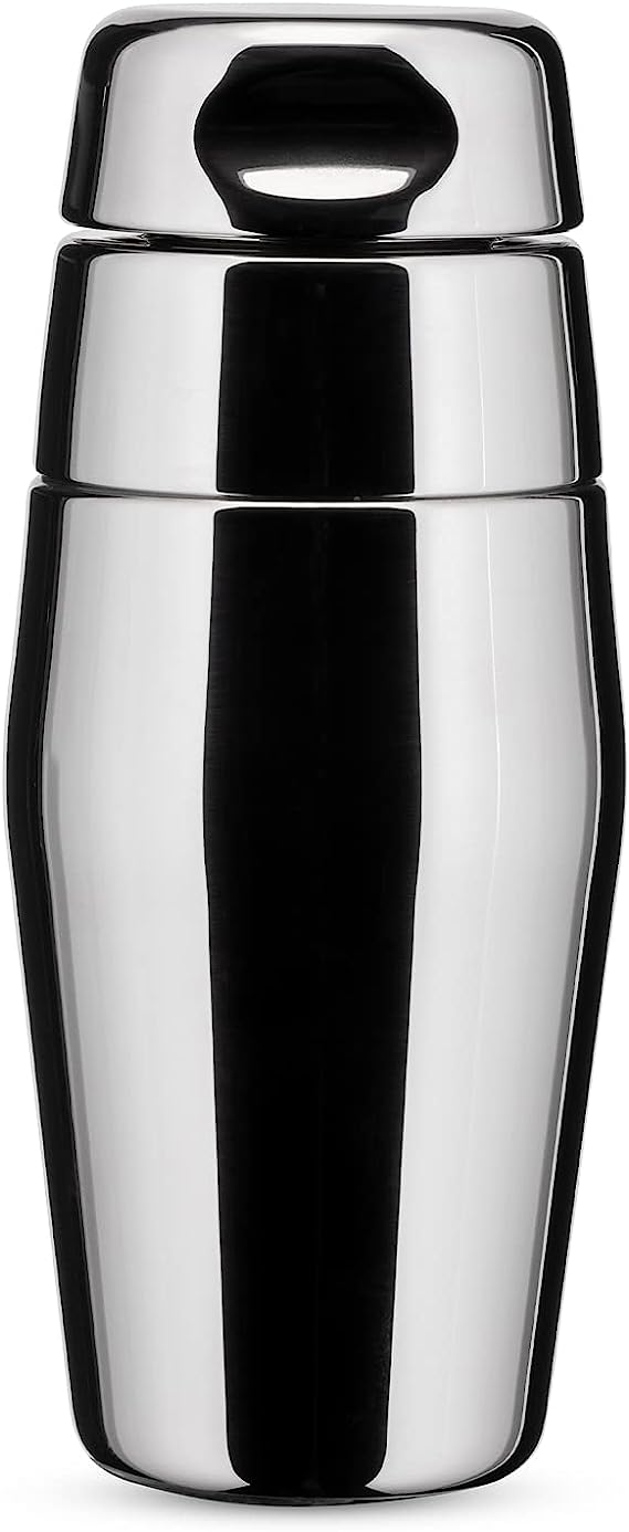 Cocktail Shaker, Mirror Polish Finish 17-3/4-Ounce