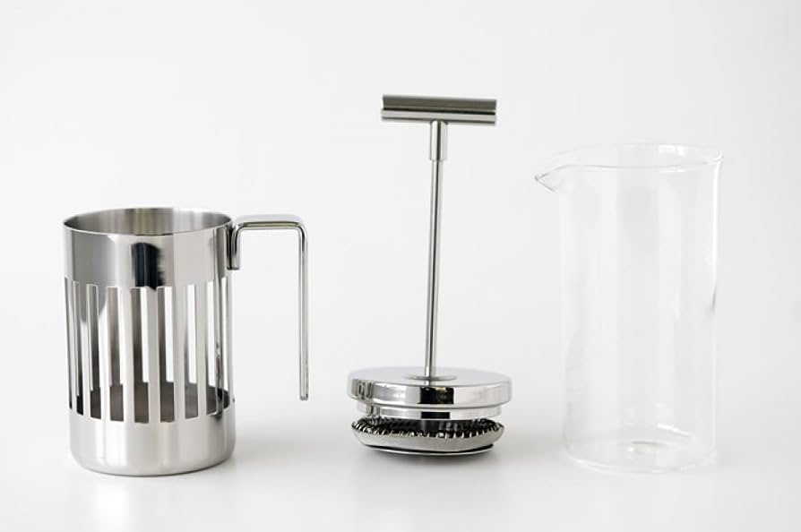 Alessi Press Filter Coffee Maker, 8 Cups