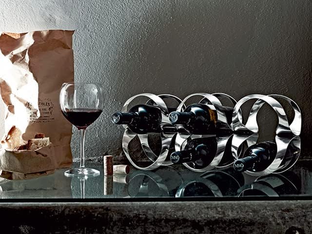 Ribbon Bottle Rack, 18/10 Stainless Steel