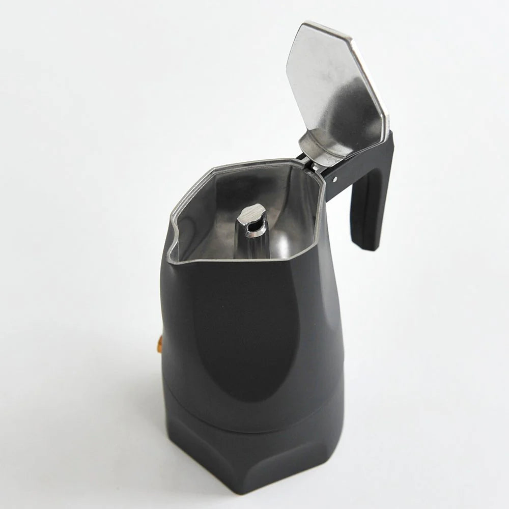 Ossidiana Espresso coffee maker, 3cups black