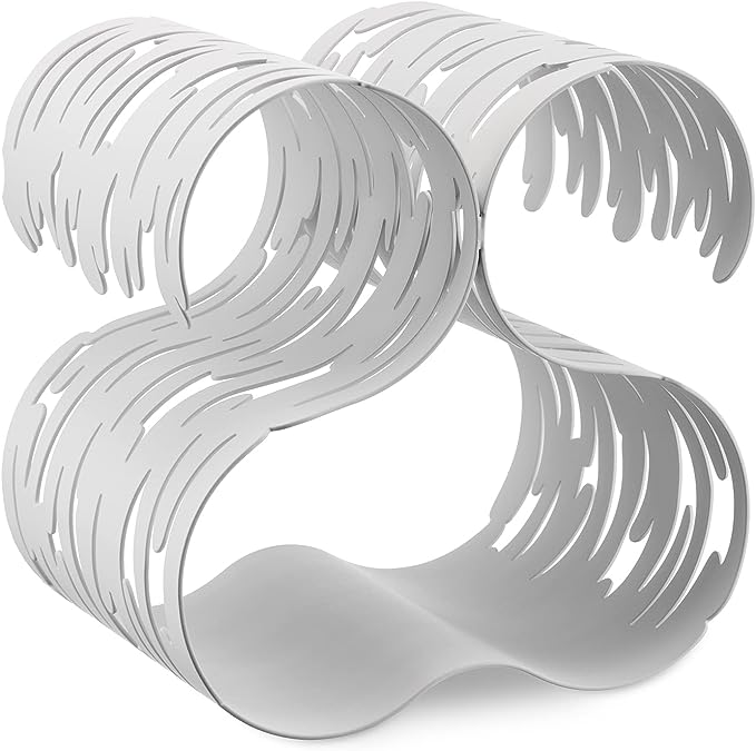 Barkcellar Bottle Rack Steel, White