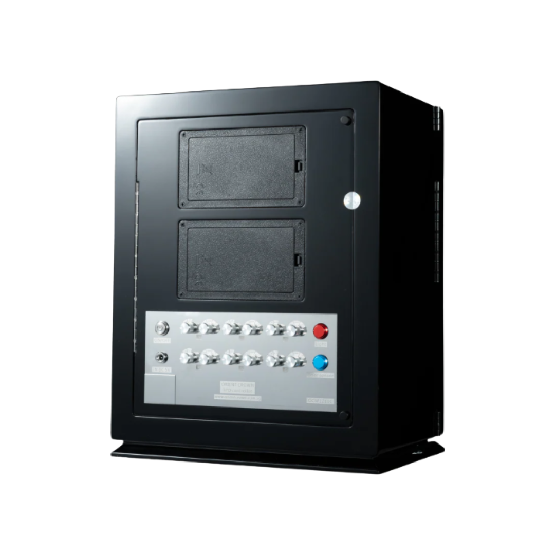 6 Piece Watch Winder with 2 Drawers, Black