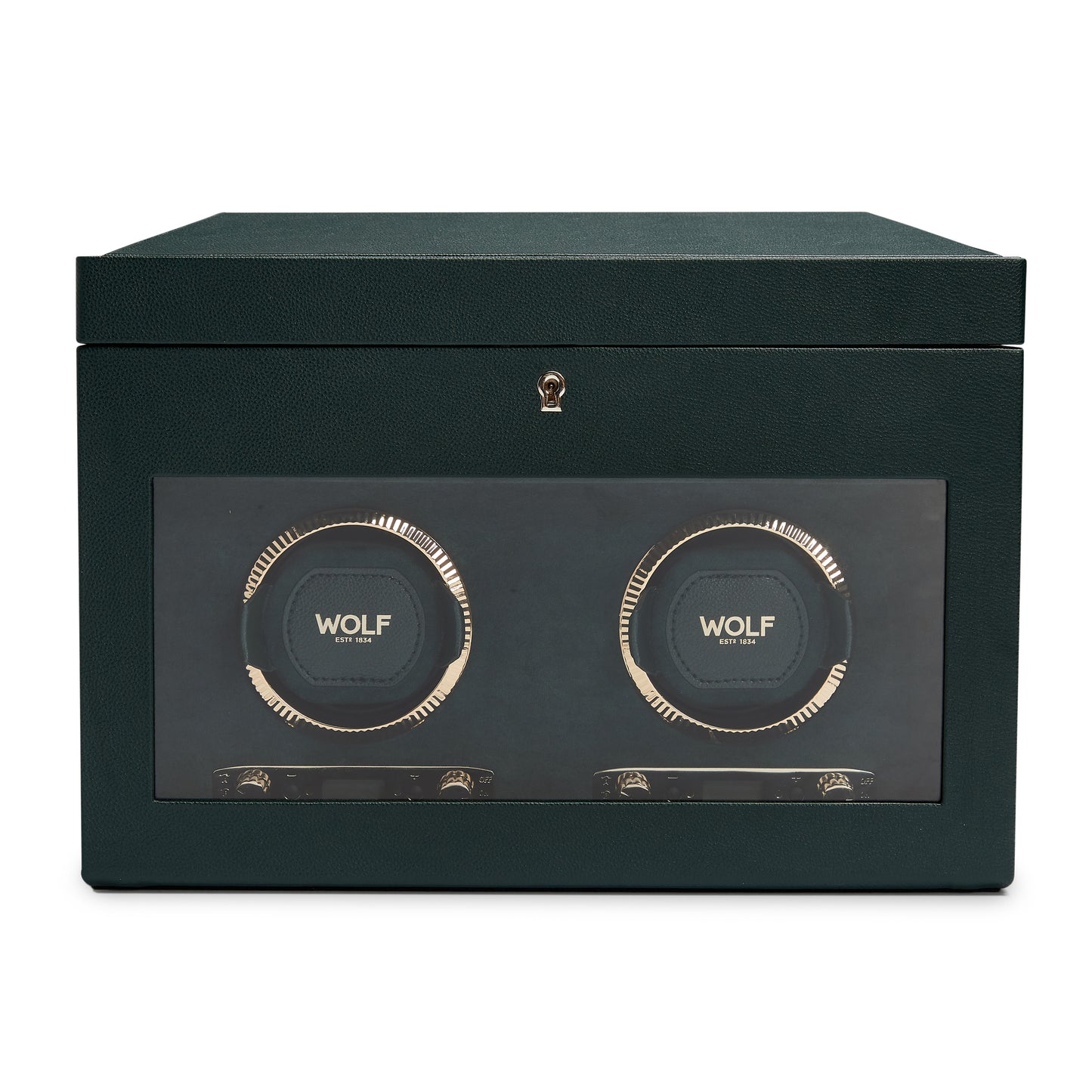 British Racing Double Watch Winder, Green