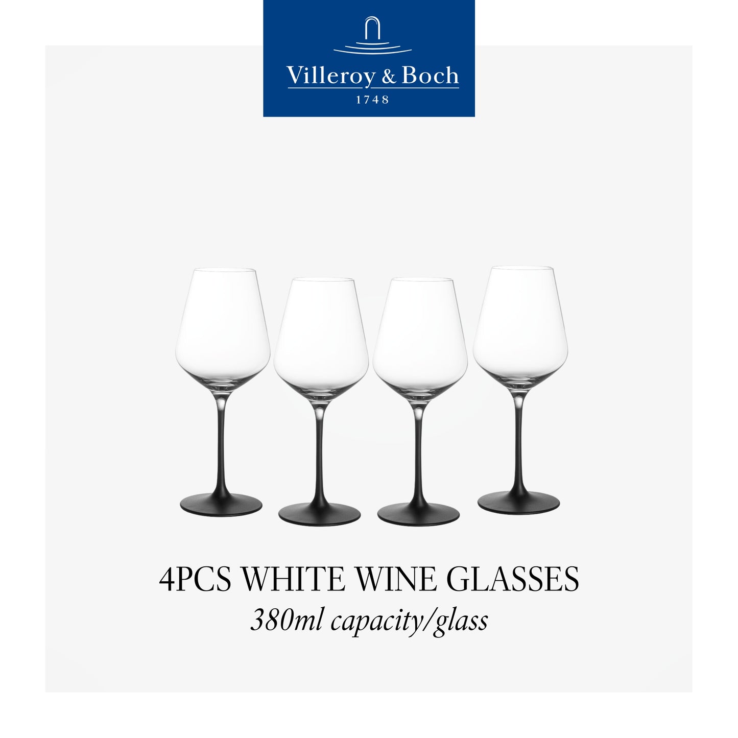 Manufacture Rock White Wine Goblet, x4