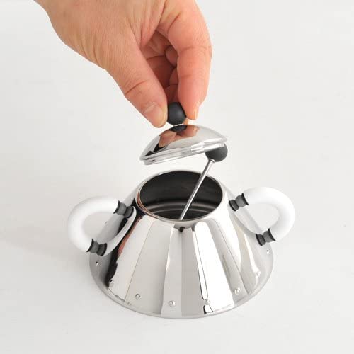 Sugar Bowl and Spoon, White