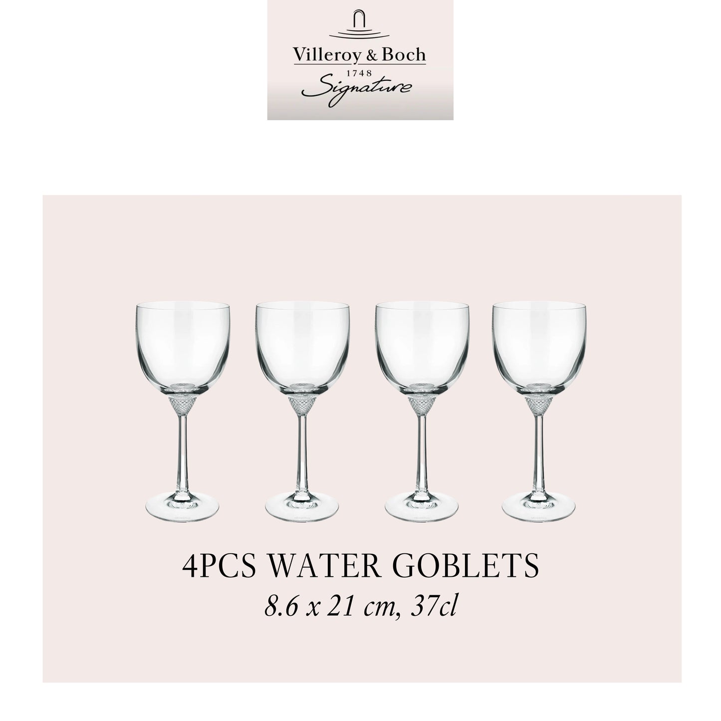 Octavie Water glass  x4